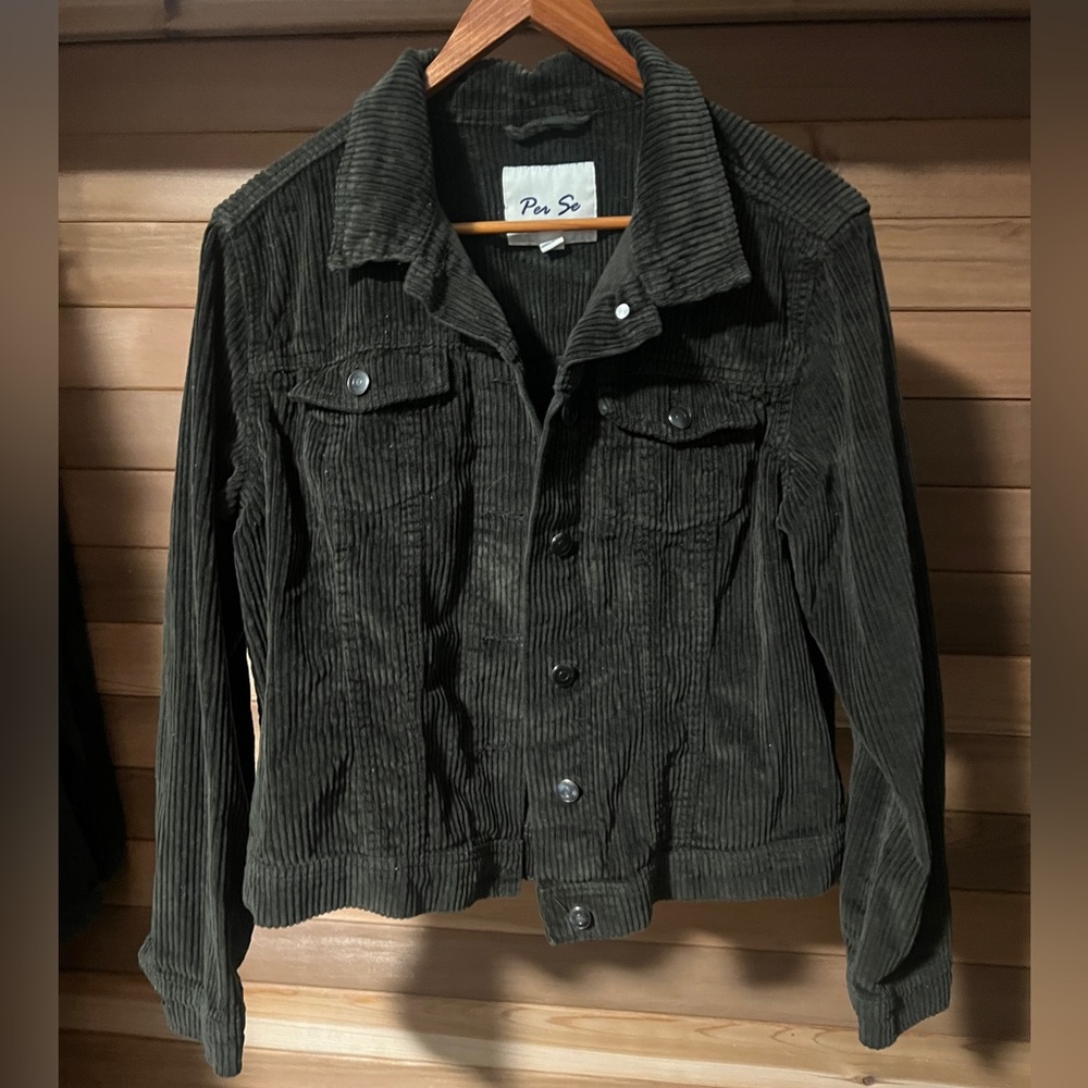 Corduroy Olive Green Jacket